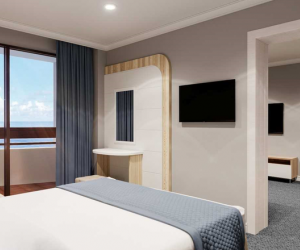 4-местный 3-комнатный family suite sea view